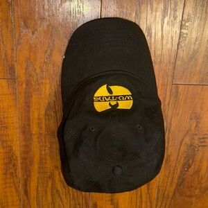 WUTANG Black Cap with Yellow Logo